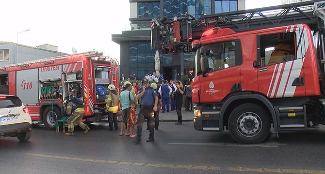 Bayrampaşa'da korkulu dakikalar: Otelde yangın çıktı