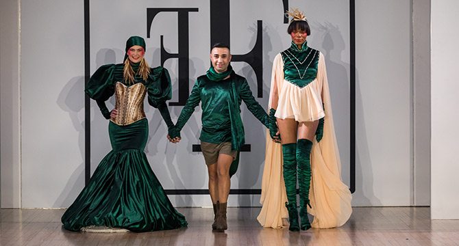 Türk modacı Londra´da kadın ve doğa koleksiyonuyla beğeni topladı