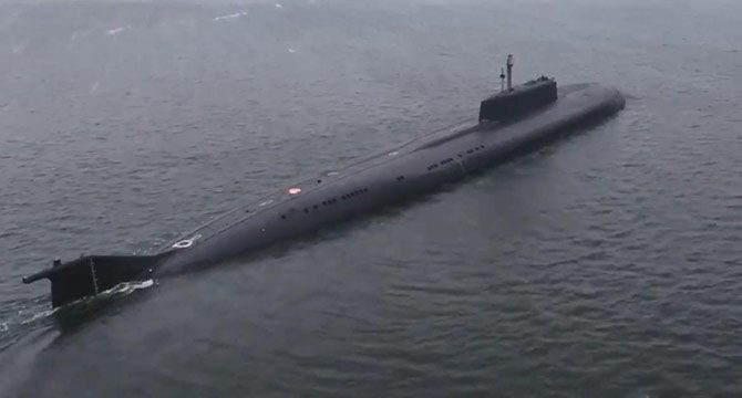Rus nükleer denizaltısı, 350 kilometre uzaklıktaki hedefi vurdu
