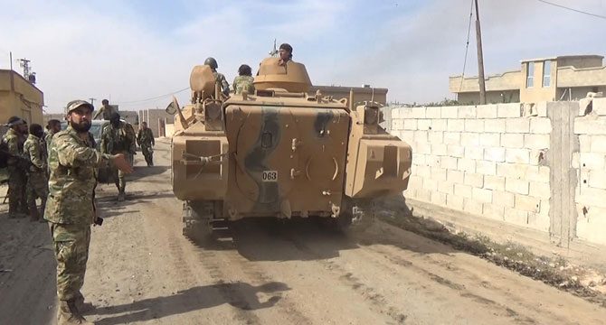 Tel Abyad´daki köyler teröristlerden temizleniyor