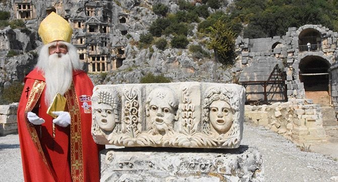 Alman Noel Baba 21. kez Antalya'da