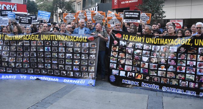 Ankara Tren Garı saldırısında ölen 103 kişi anıldı