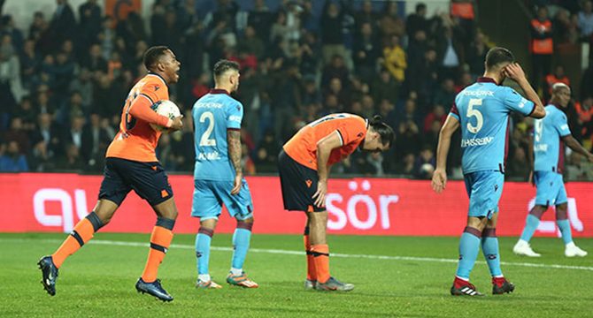 Başakşehir ve Trabzonspor maçında gol yağmuru