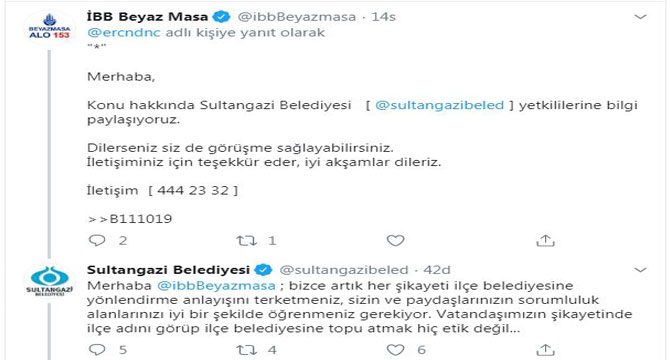İBB'nin sosyal medya açıklamasına Sultangazi Belediyesi'nden tepki