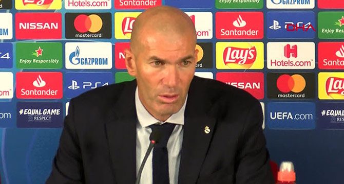 Zinedine Zidane: Keşke ikinci, üçüncü golü bulabilseydik