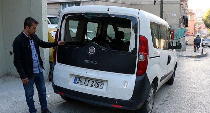 Beyoğlu'nda 6 aracın camları kırıldı; araç sahipleri şaşkına döndü