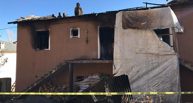 Bayburt'ta yangın: Hala ve 2 yeğeni öldü, 1 yaralı