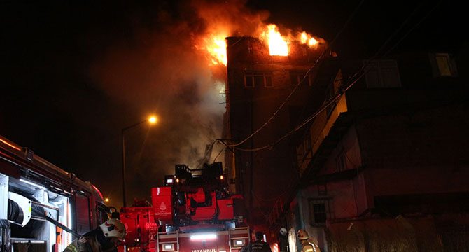 Beyoğlu'nda yangın paniği