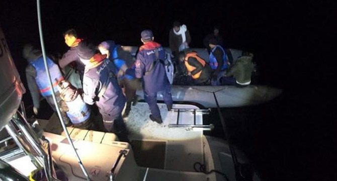 Bodrum ve Didim açıklarında 73 kaçak göçmen yakalandı