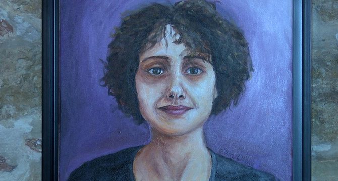 Ekin Olcay Taşbaşı 13 yaşında resim sergisi açtı