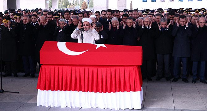 Şehit Yıldırım, Ankara'da son yolculuğuna uğurlandı
