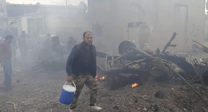 Tel Abyad'da bomba yüklü araçla saldırı: 1 ölü, 3 yaralı