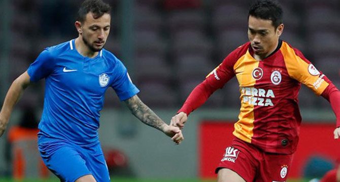 Galatasaray, sahasında Tuzlaspor'a 2-0 mağlup oldu