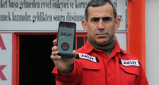 AKUT´un 'Güvendeyim' uygulamasına depremden sonra ilgi