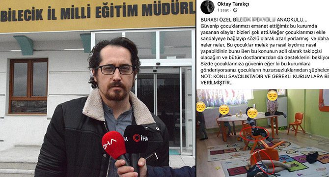 3,5 yaşındaki ikizleri, anaokulunda sandalyeye bağlamışlar
