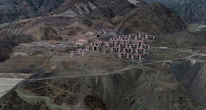 Yusufeli yeni yerleşim projesinde sona geliniyor
