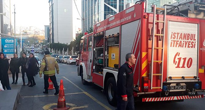 Maltepe Devlet Hastanesi'nde yangın çıktı
