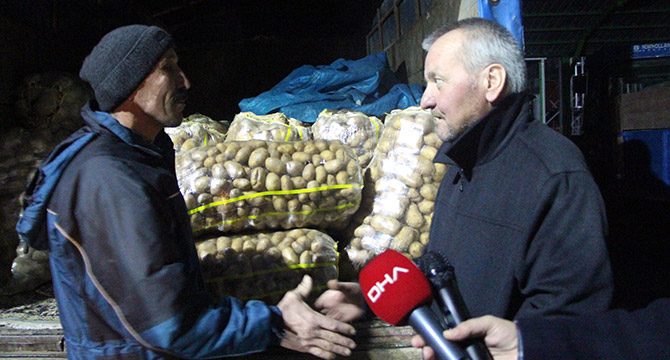 Bolu'da patates üreticileri fiyatların düşük olmasından şikayetçi