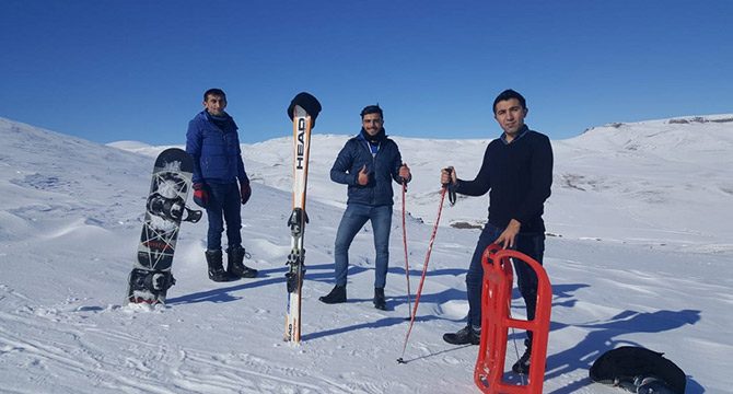 Dağ var, kayak var tesis istiyorlar