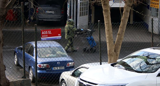 Sarıyer'de bomba zannedilen kutuda takip cihazı çıktı