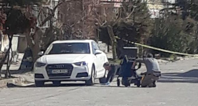 İş insanın otomobilinde bomba bulundu