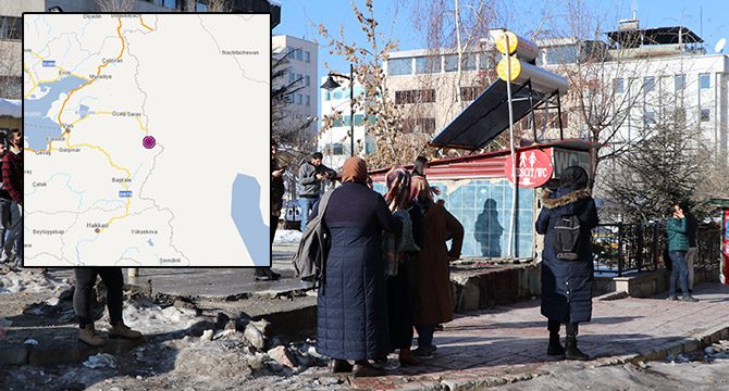 İran sınırında 5.9 büyüklüğünde deprem; Başkale'de 7 kişi hayatını kaybetti