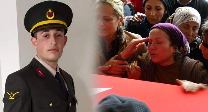 İdlib şehidi astsubay, toprağa verildi