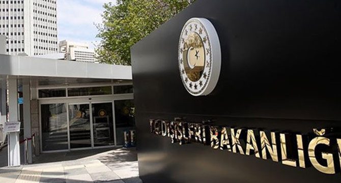 Dışişleri Bakanlığı'ndan Suriye rejimine tepki