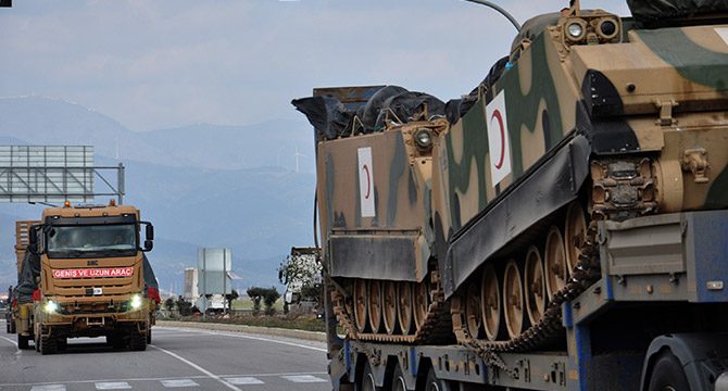 Suriye'ye zırhlı araç sevkiyatı
