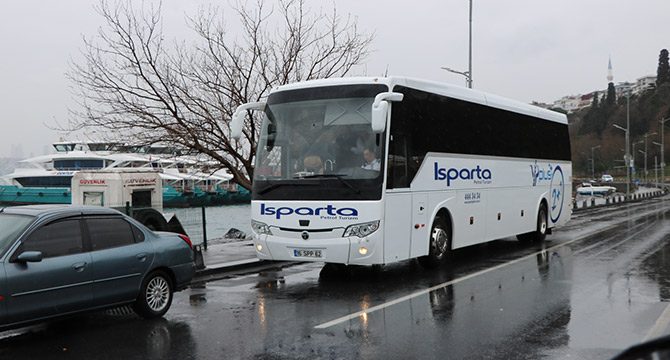 Harem'den son otobüs hareket etti