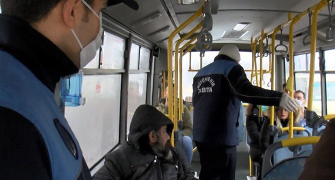 Minibüs ve dolmuşlara "yüzde 50 " denetimi