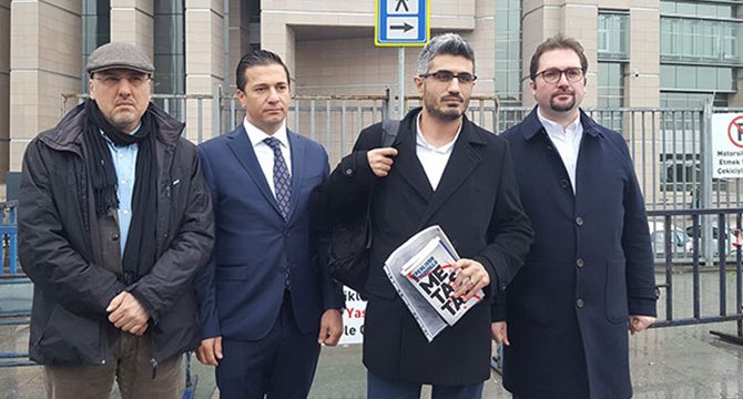 Odatv Genel Yayın Yönetmeni Barış Pehlivan ifade vermek üzere adliyeye geldi