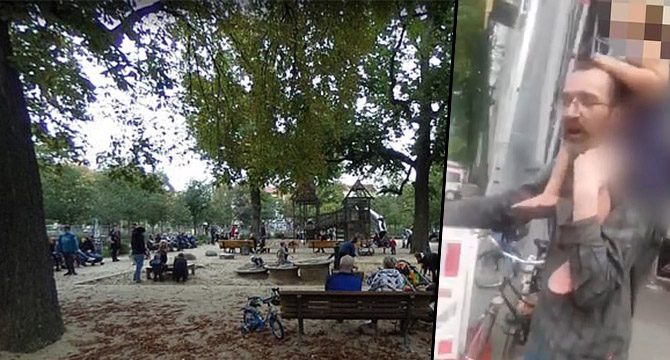 Almanya'da 2 yaşında bir kız parktan kaçırılırken son anda kurtarıldı