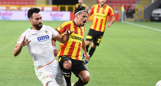 Göztepe-Aytemiz Alanyaspor maçı berabere bitti