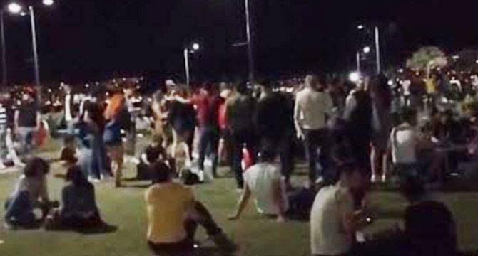 İzmir'de Kordonboyu'nda halay çekenler araştırılıyor