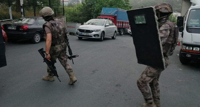 Şişli'de organize suç örgütü operasyonu