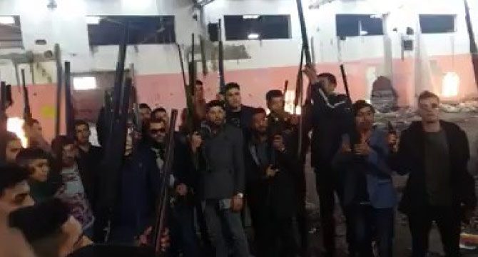 Pompalı tüfeklerle video çekip, paylaşan 20 kişiye gözaltı