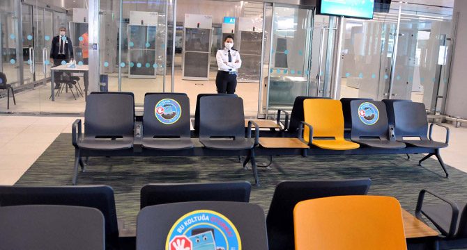 İstanbul Havalimanı'nda koronavirüs test merkezi kuruldu