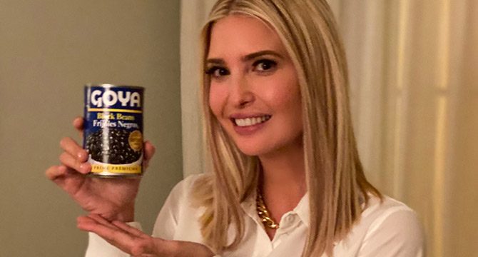 Ivanka Trump'a "konserve reklamı" tepkisi