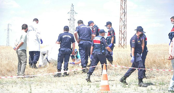 Yozgat'ta buğday tarlasında erkek cesedi bulundu
