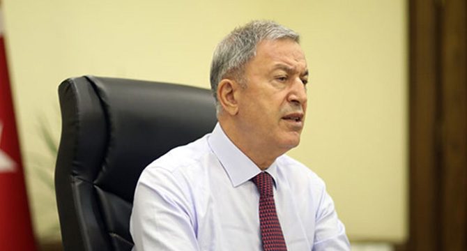 Bakan Akar: Yunanistan'ın tatbikatı gerginliği artıran bir faaliyet