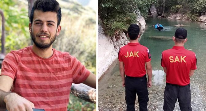 Serinlemek için girdiği kanyonda boğuldu