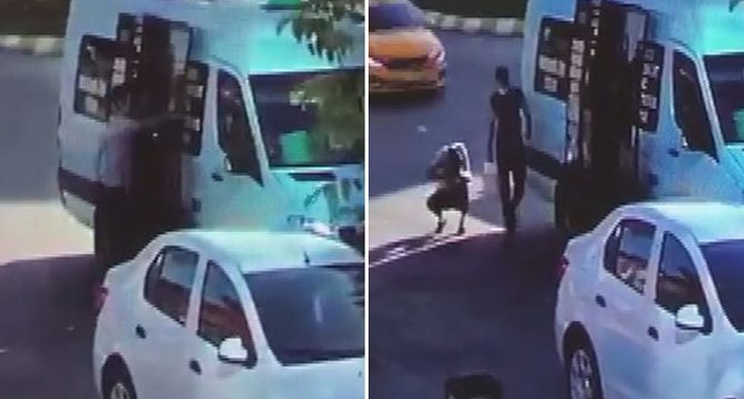 Minibüsten indirilen fazla yolcu cama yumruk atınca yaralandı
