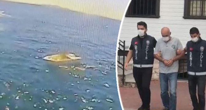 Marmara'da mahsur kalan kişinin tekneyi çaldığı ortaya çıktı