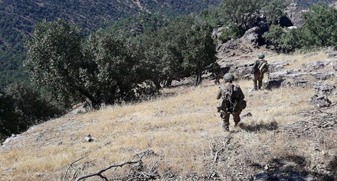 MSB: Pençe-Kaplan Operasyonu'nda ele geçirilen mühimmat imha edildi