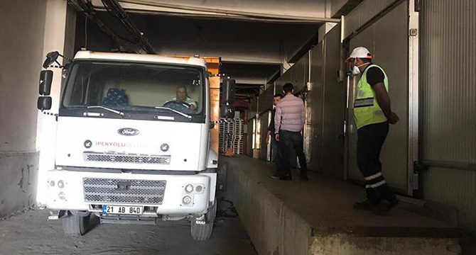 Van'da tarihi geçmiş 2 ton beyaz et imha edildi