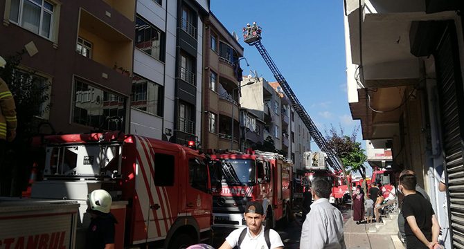 Bayrampaşa'da yangın