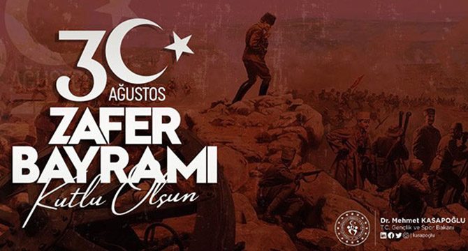 Spor camiasından 30 Ağustos Zafer Bayramı mesajları