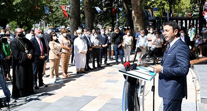 Beşiktaş’ta Yenilenen ‘Dünya Barış Parkı’ açıldı