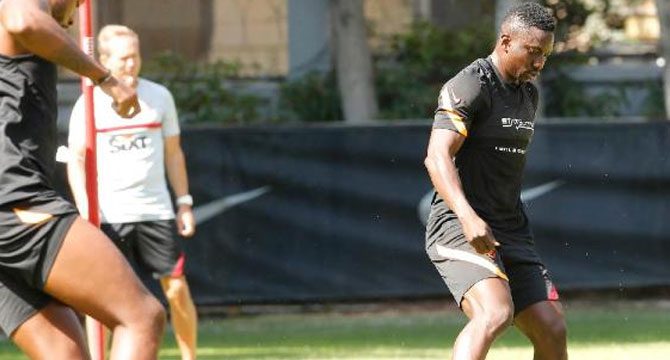 Galatasaray'da Etebo ilk idmanına çıktı